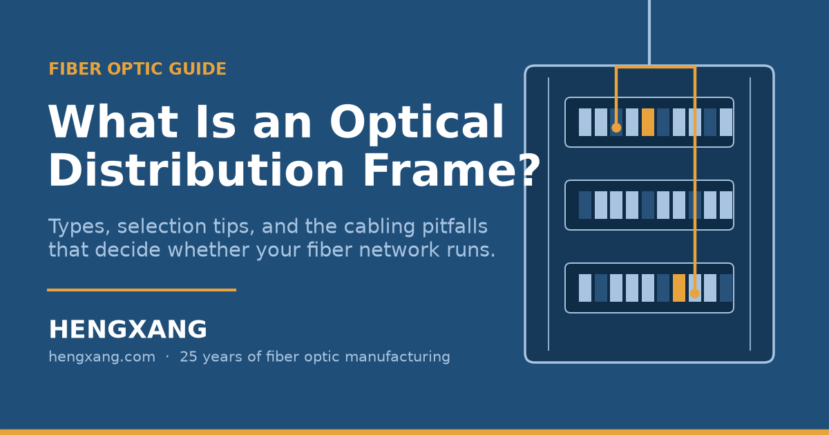 What Is Optical Distribution Frame? Types & Uses Explained