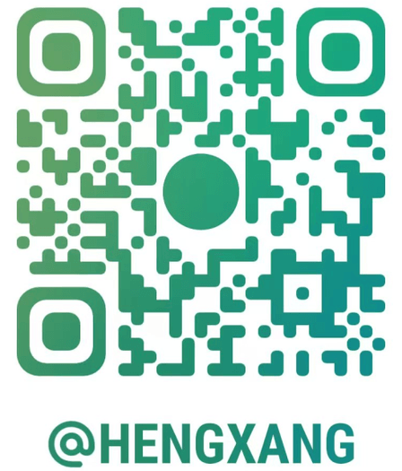 HENGXANG Telegram QR code - scan to subscribe (@hengxang)